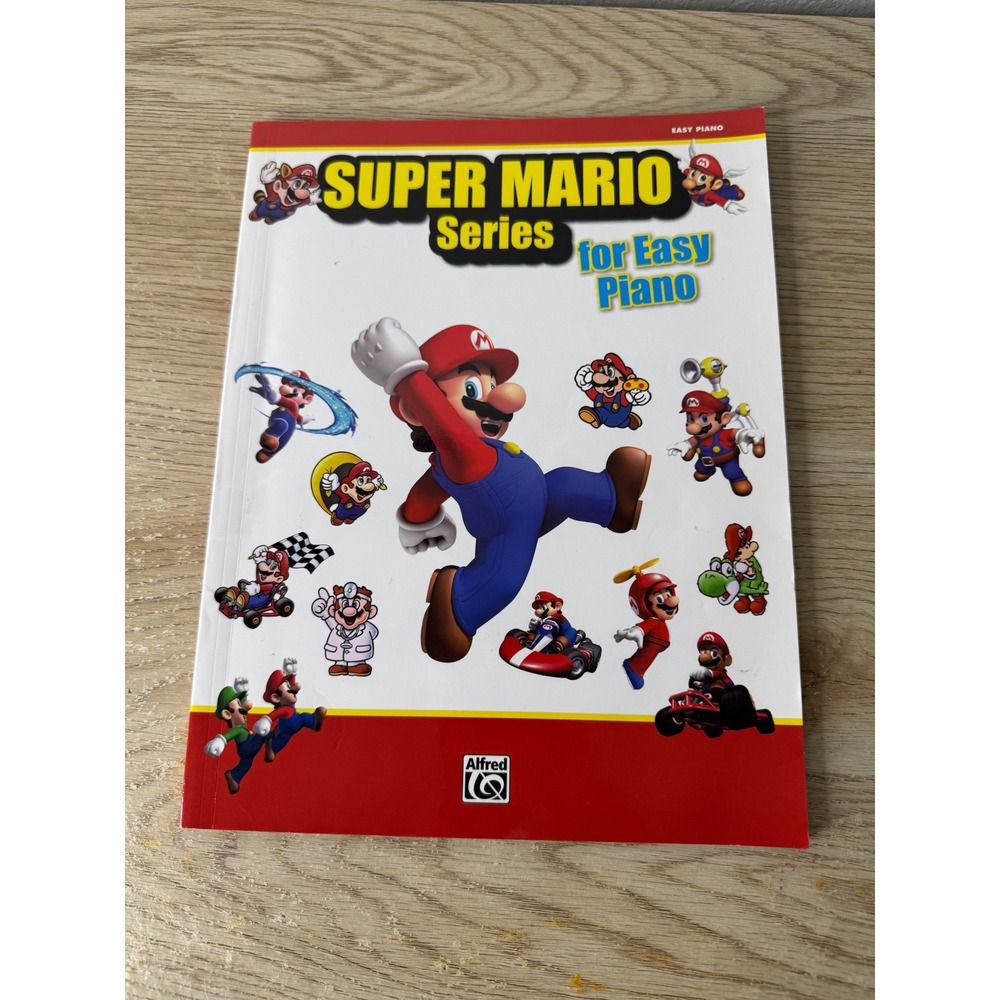 Alfred Super Mario Series for Easy Piano Sheet Music Book Nintendo Themes 38633